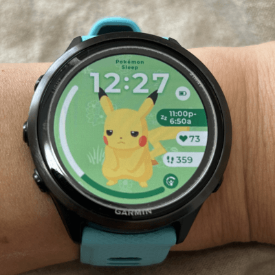 Garmin Forerunner 570 キミにきめた ピカチュウ ウォッチフェイス 腕装着
